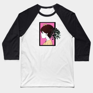 Mushrooms and Princess Baseball T-Shirt